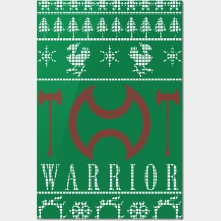 Final Fantasy XIV Warrior Ugly Christmas Sweater Posters and Art